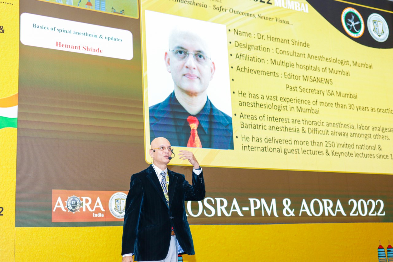 AORA INDIA - THE FUNDAMENTALS OF REGIONALL ANESTHESIA